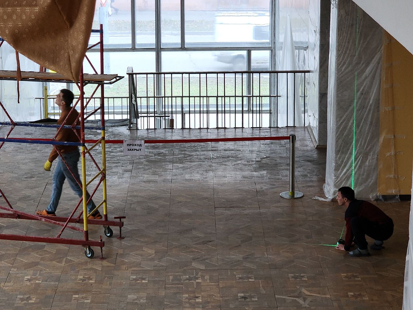 серпухов, подмосковье, ремонт фойе, дворец культуры, улица советская, вертикалки,