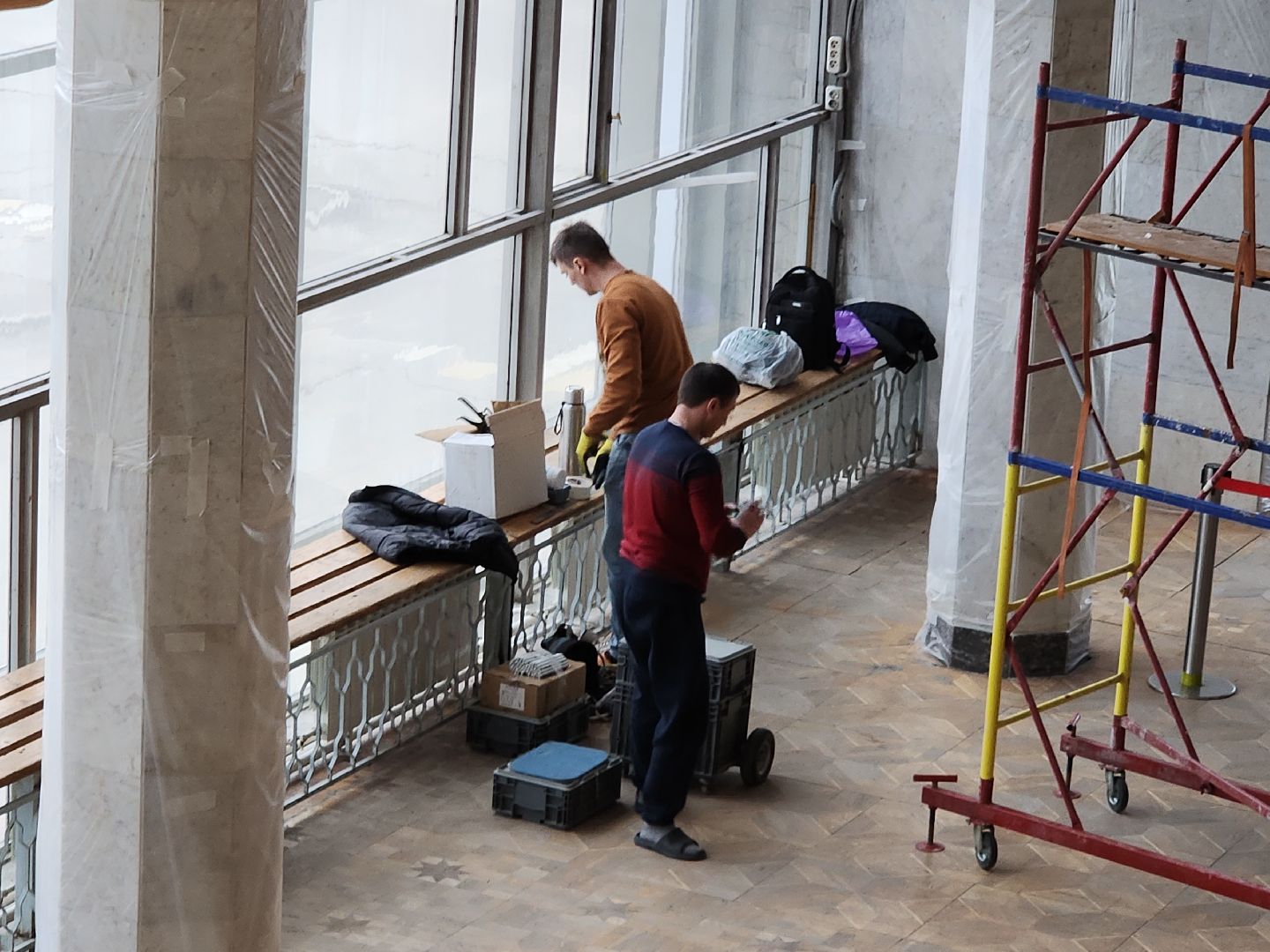 серпухов, подмосковье, ремонт фойе, дворец культуры, улица советская, вертикалки,