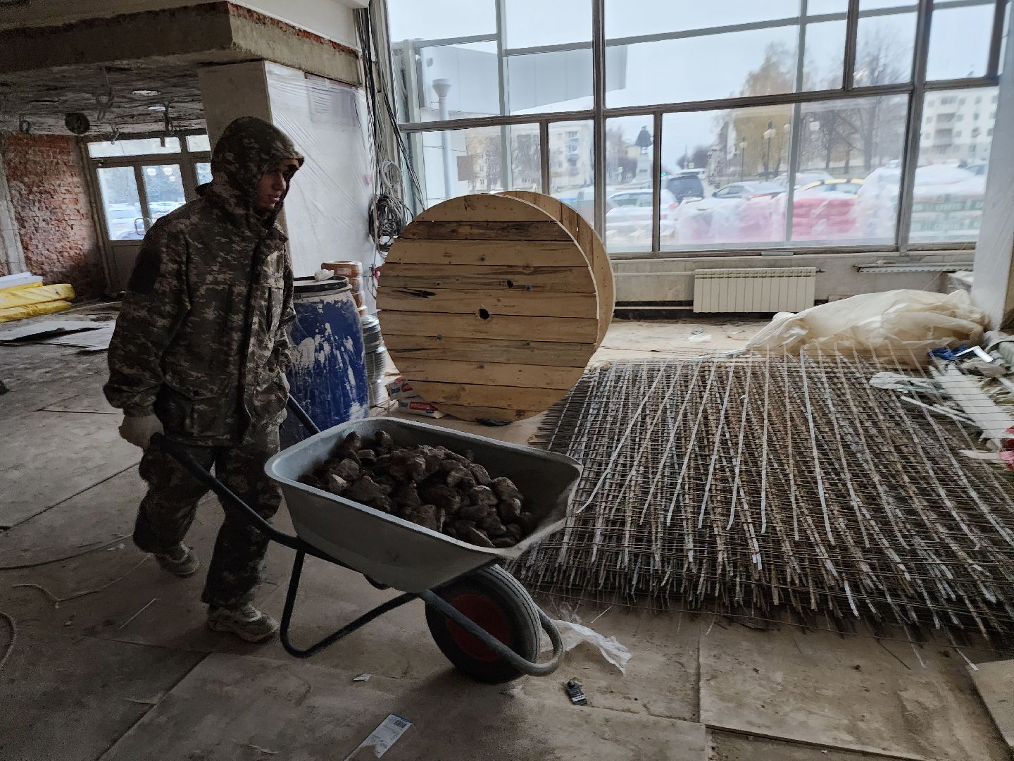 серпухов, подмосковье, дк россия, ремонт фойе, улица советская,