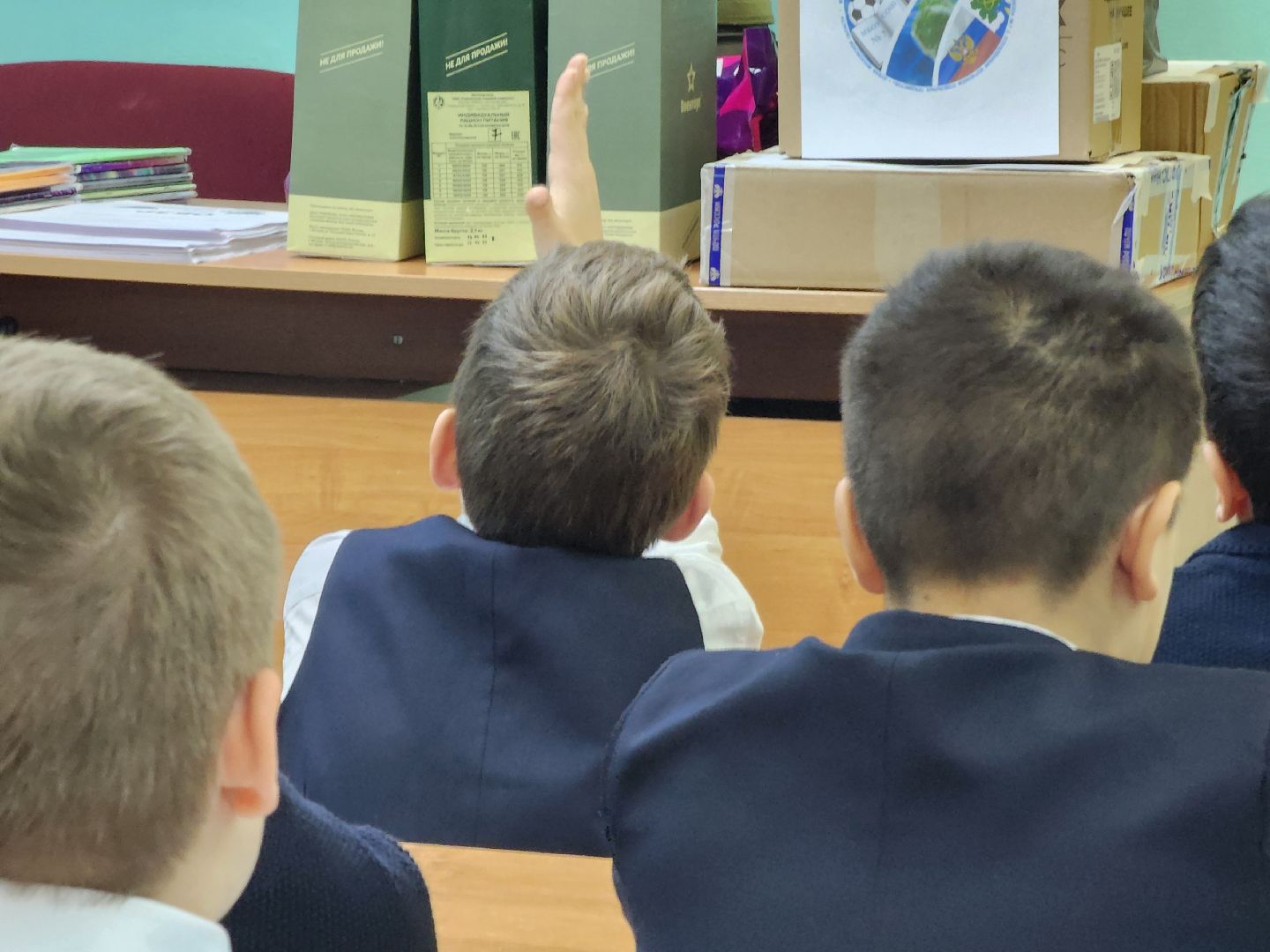 Дубна, Школа 7, Школьники, Гуманитарная помощь, письма солдатам,