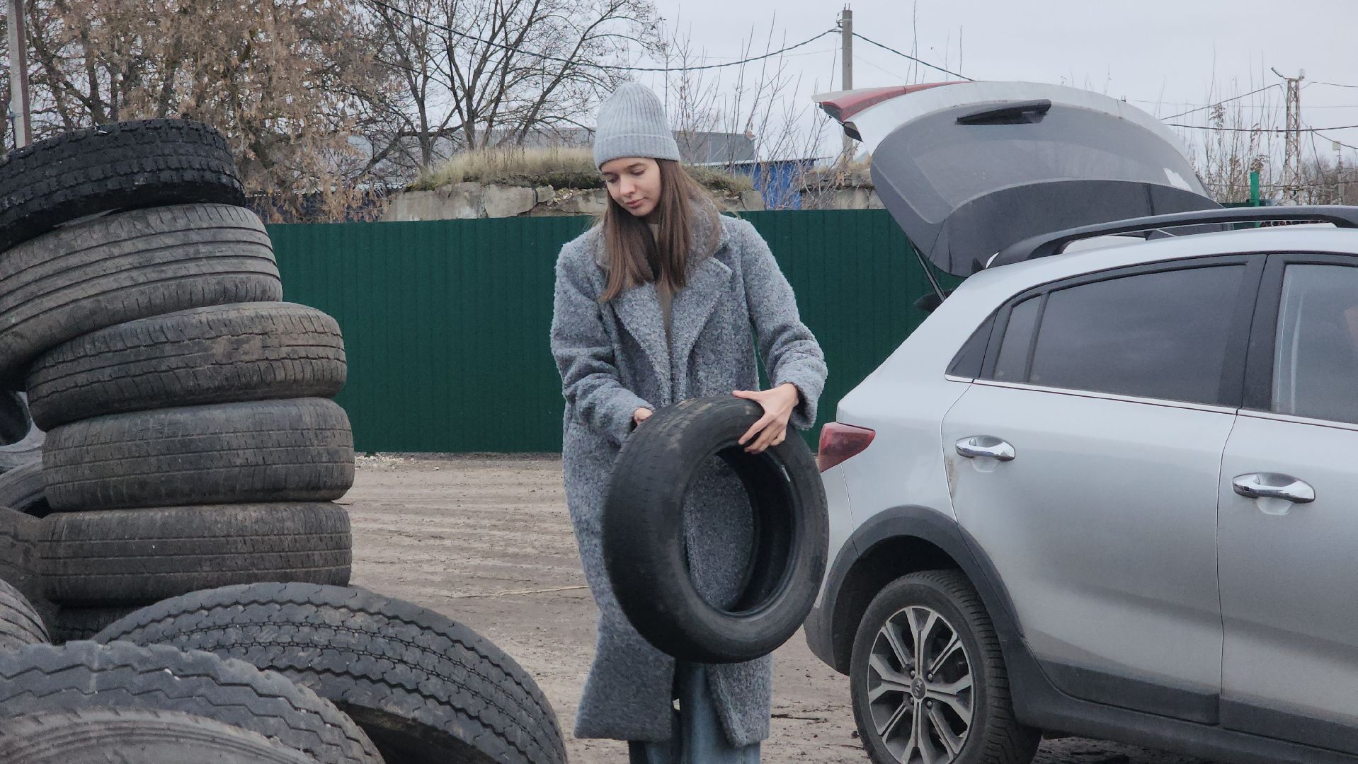 экология, экоакция, сдай шины,