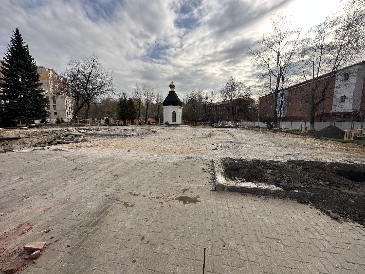 Реутов, благоустройство, Вечный огонь, Мемориал, Аллея славы, парк за ДК