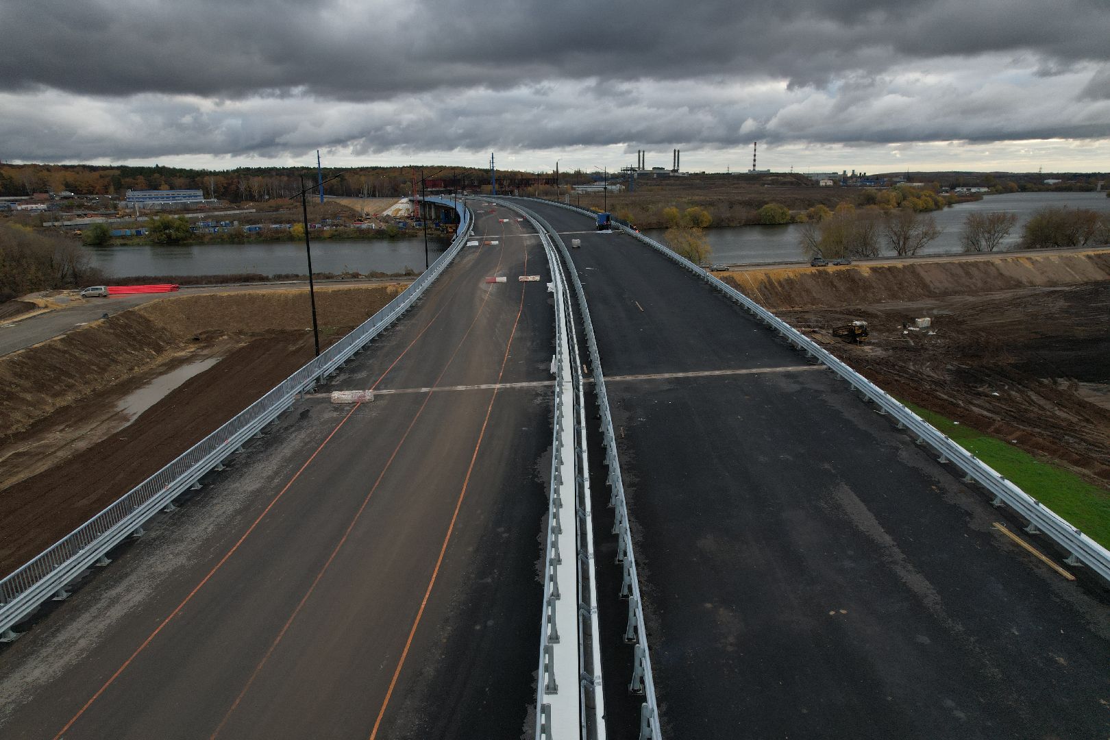 видео с коптера, юла, строительство, дороги,