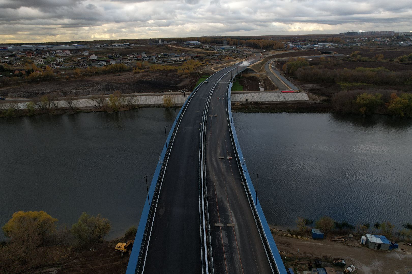 видео с коптера, юла, строительство, дороги,