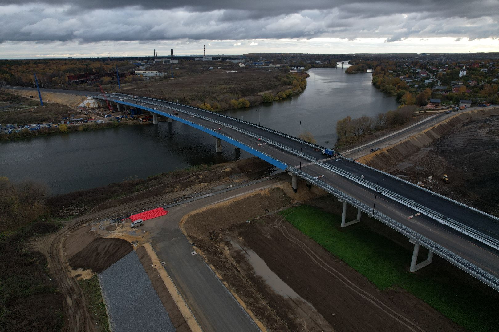 видео с коптера, юла, строительство, дороги,