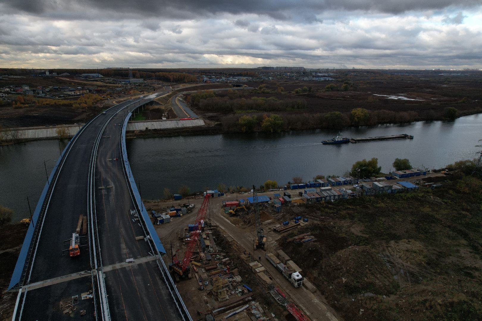 видео с коптера, юла, строительство, дороги,