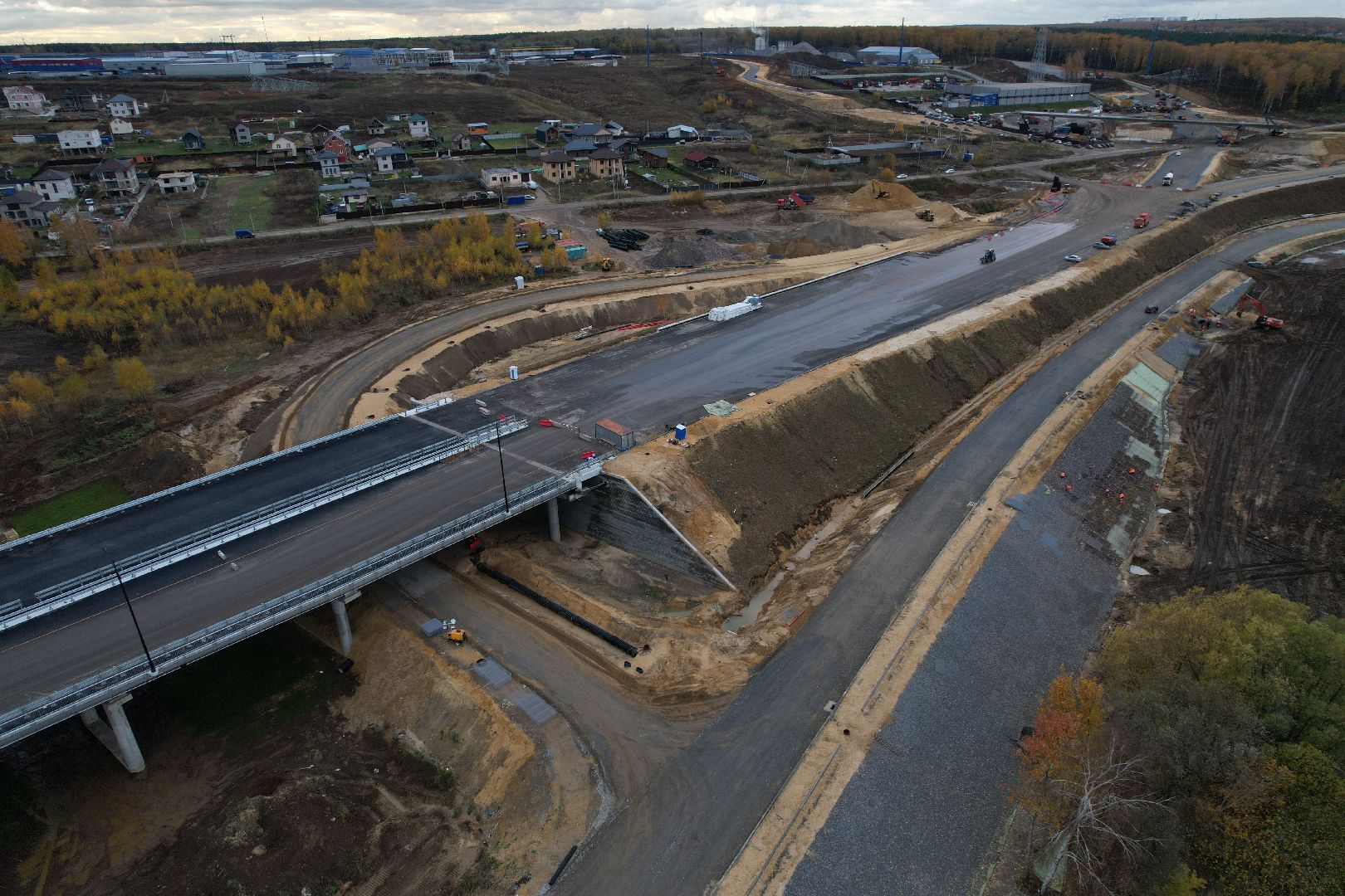 видео с коптера, юла, строительство, дороги,