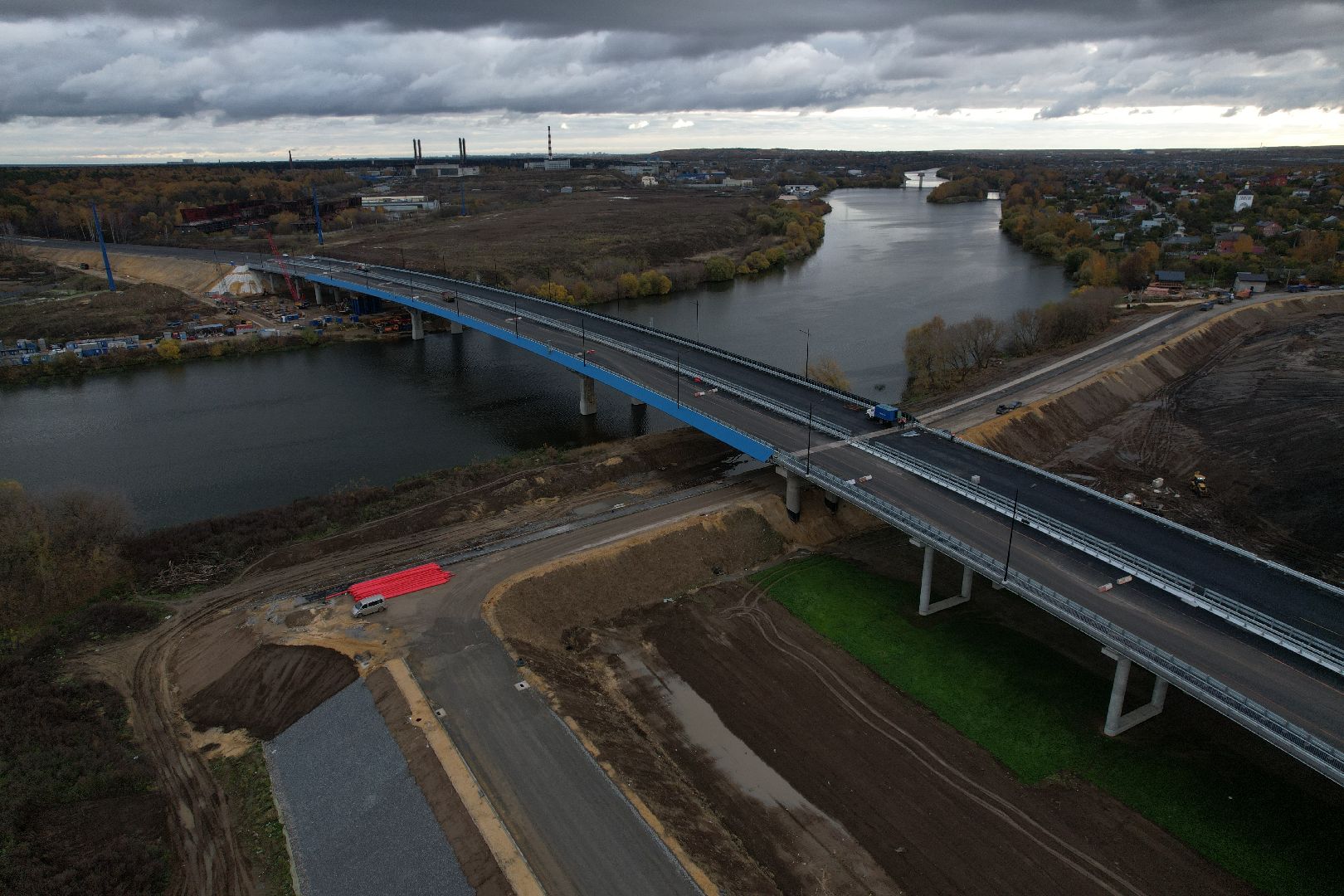 видео с коптера, юла, строительство, дороги,