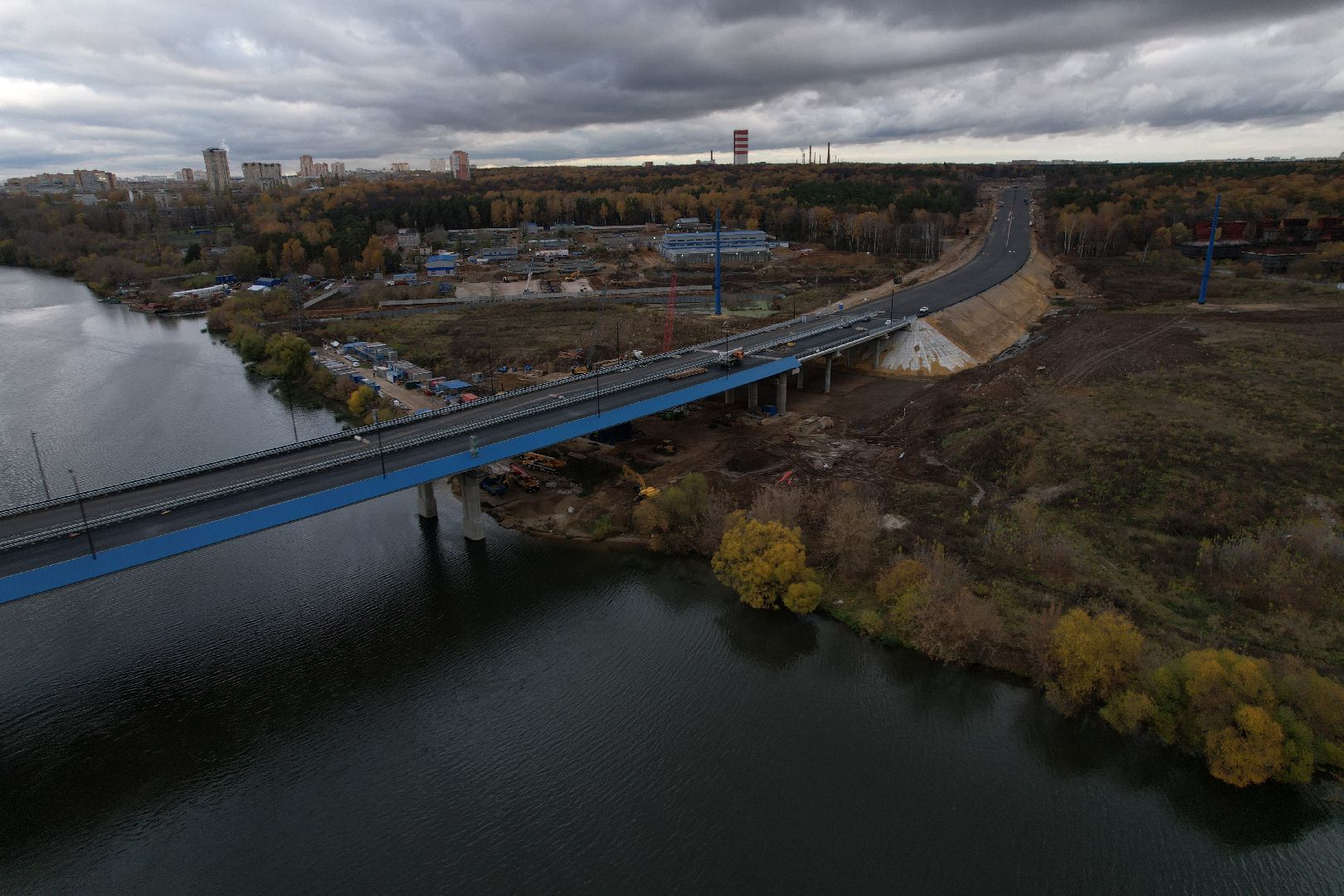 видео с коптера, юла, строительство, дороги,