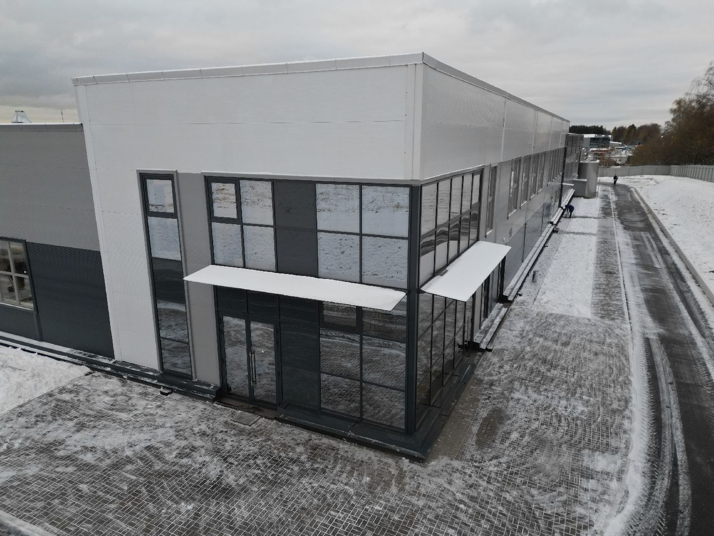 видео с коптера, завод, экономика, строительство,