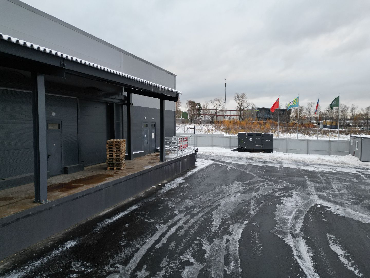 видео с коптера, завод, экономика, строительство,