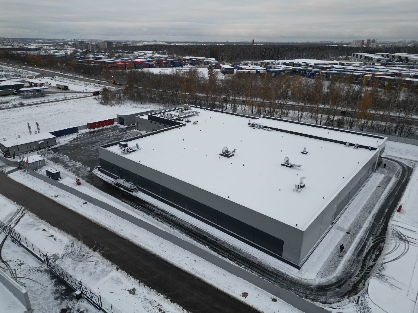 видео с коптера, завод, экономика, строительство,