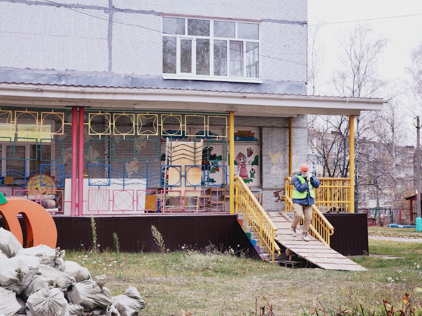 Егорьевск, детский сад, капитальный ремонт, Подмосковье, Московская область, вертикалка, вертикальное видео,