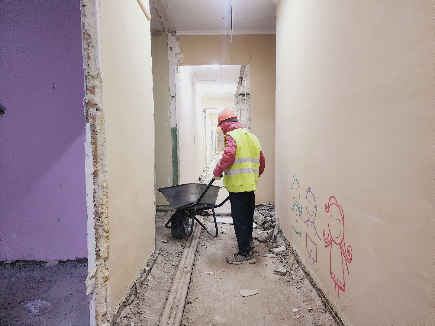 Егорьевск, детский сад, капитальный ремонт, Подмосковье, Московская область, вертикалка, вертикальное видео,