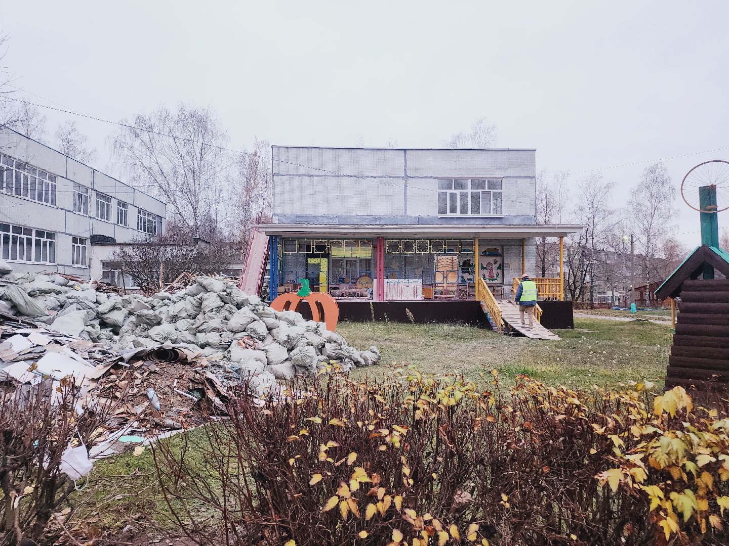 Егорьевск, детский сад, капитальный ремонт, Подмосковье, Московская область, вертикалка, вертикальное видео,