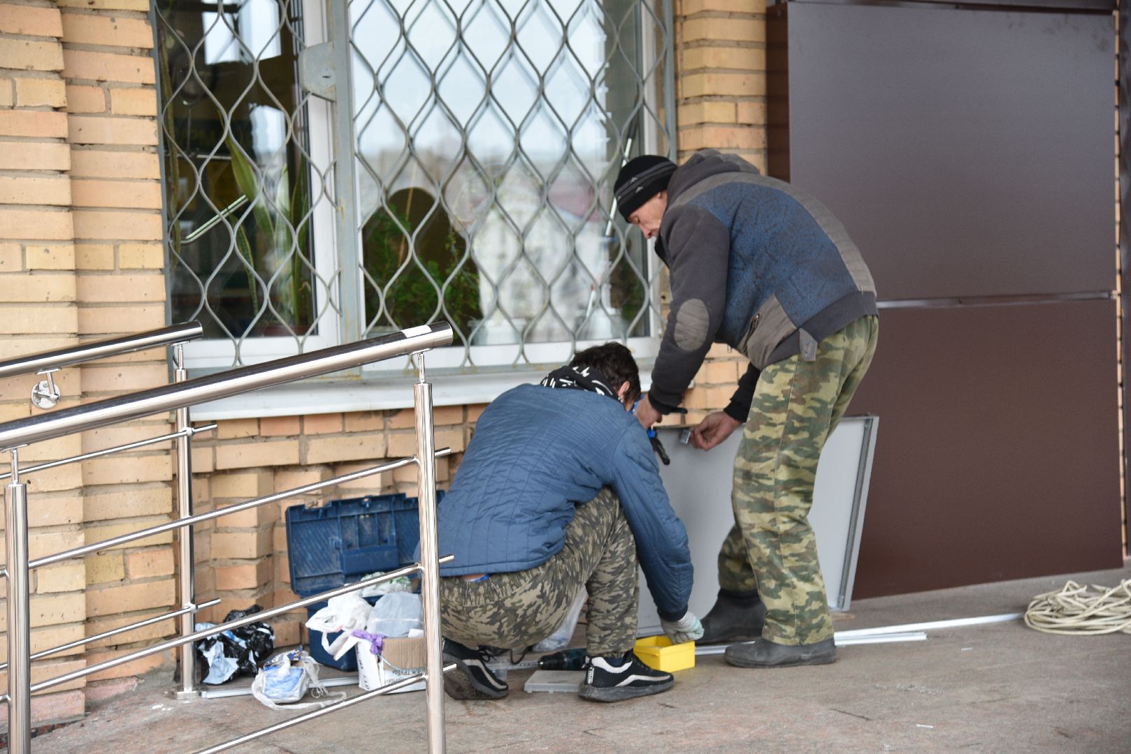лотошино, благоустройство, администрация, администрация го лотошино, ремонт входной группы, вертикалки,
