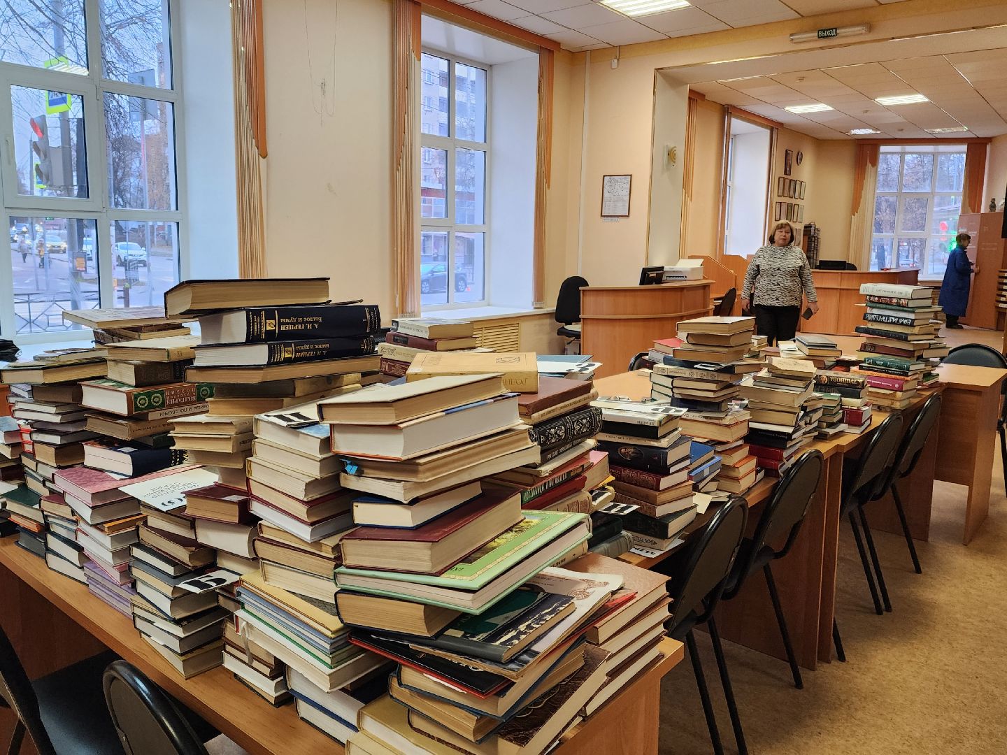 подольск, библиотека, Управляющая компания, прорыв трубы, Книги,