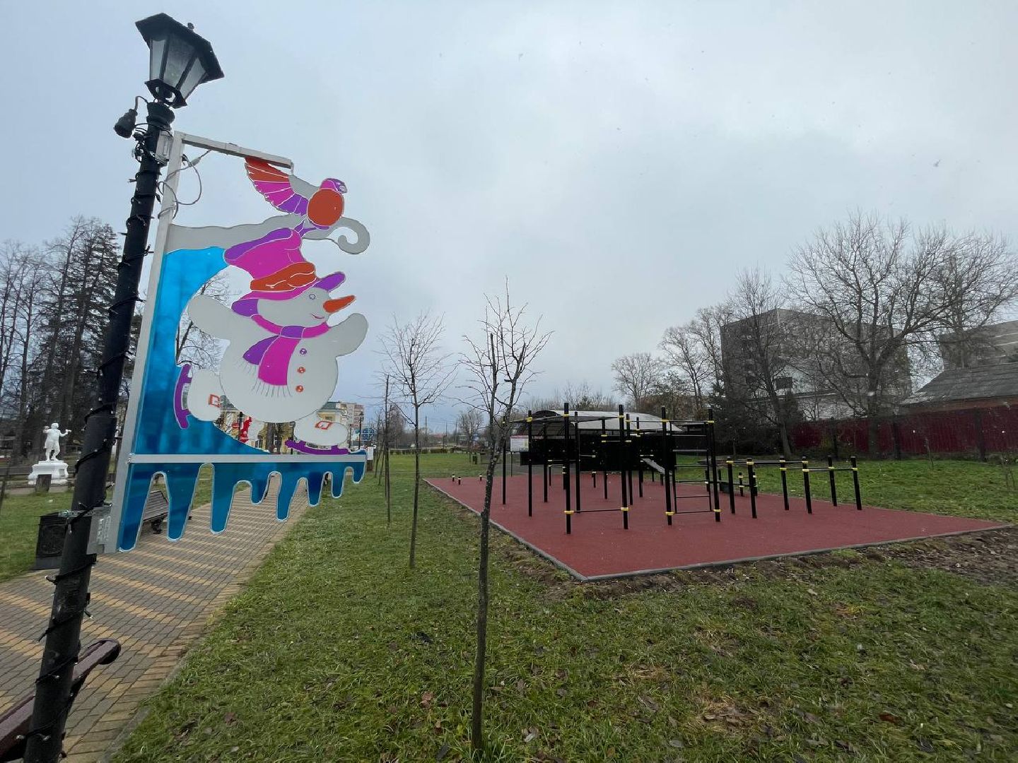 Талдом, Парк Вербилки, Живу спортом, вертикалка,