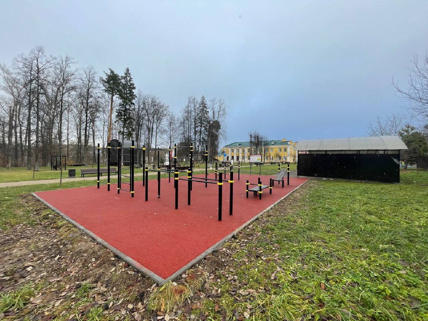 Талдом, Парк Вербилки, Живу спортом, вертикалка,