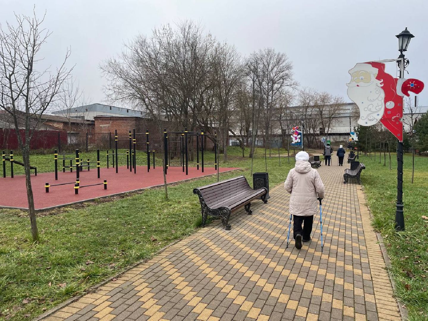 Талдом, Парк Вербилки, Живу спортом, вертикалка,