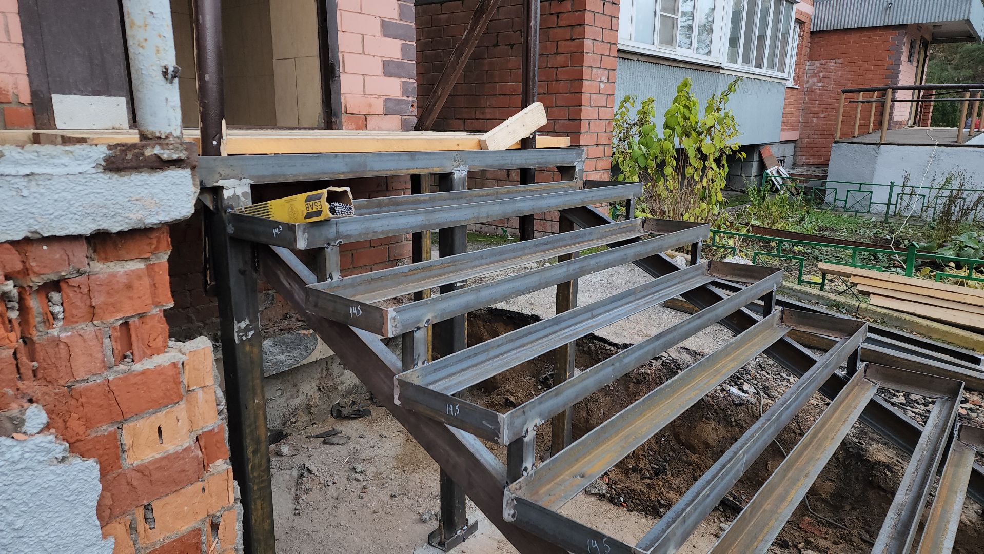 пушкино, западный, тсж, ремонт входной группы, ремонт мкд, вертикалки, подъезд,