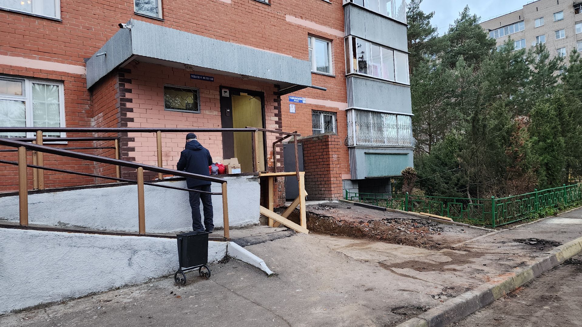 пушкино, западный, тсж, ремонт входной группы, ремонт мкд, вертикалки, подъезд,