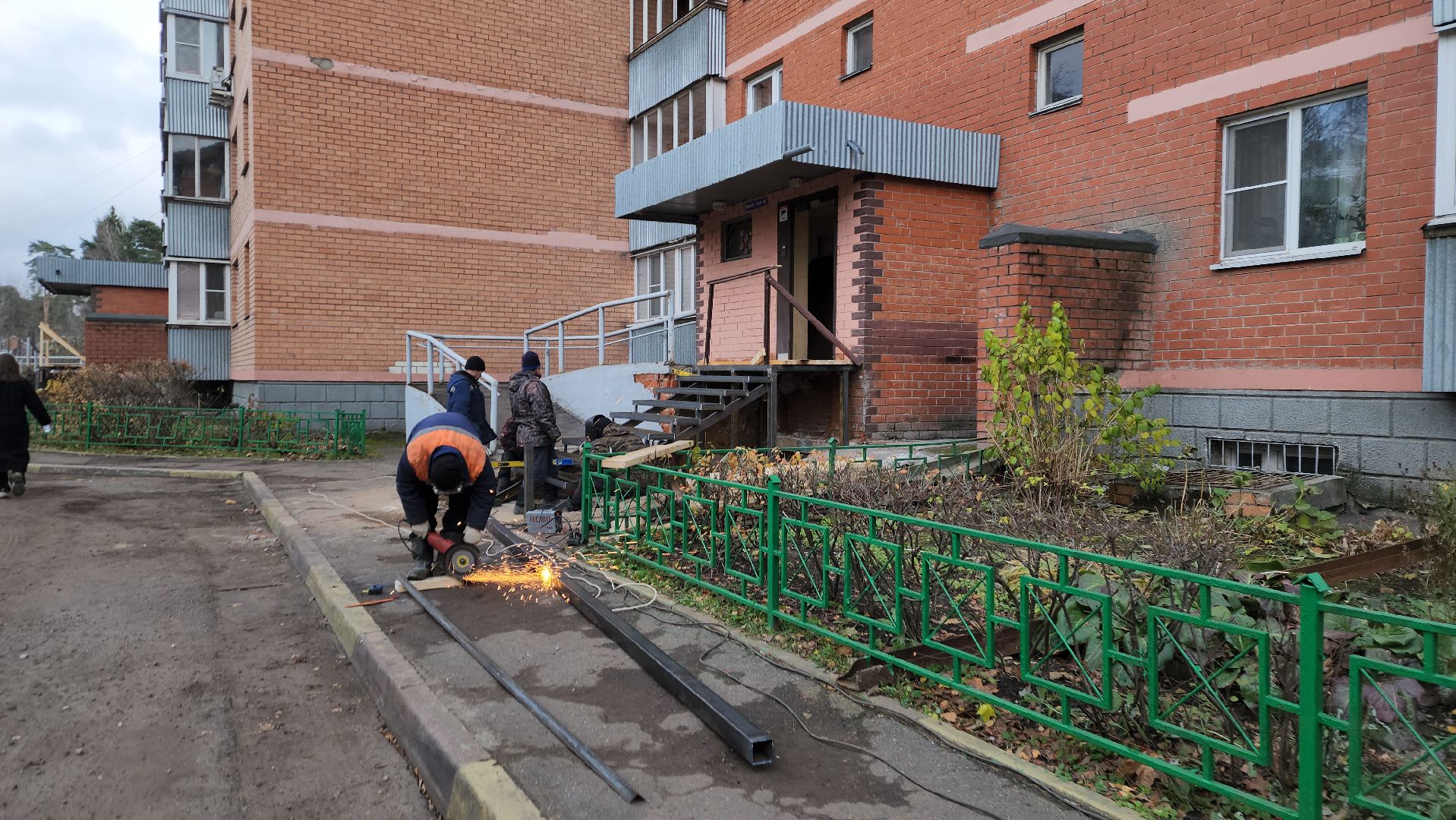 пушкино, западный, тсж, ремонт входной группы, ремонт мкд, вертикалки, подъезд,