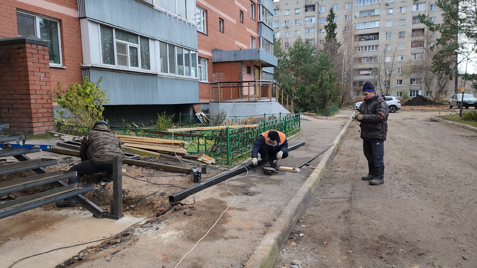 пушкино, западный, тсж, ремонт входной группы, ремонт мкд, вертикалки, подъезд,