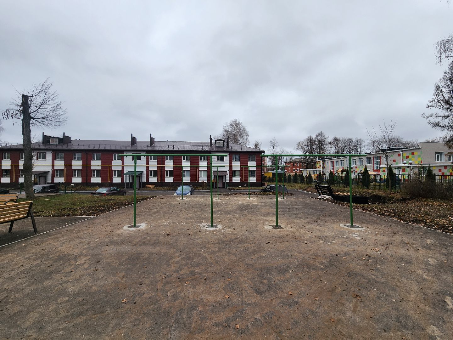 Зарайск, благоустройство двора, вертикалка,