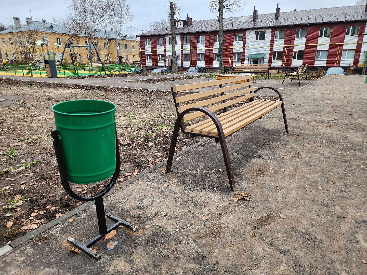 Зарайск, благоустройство двора, вертикалка,