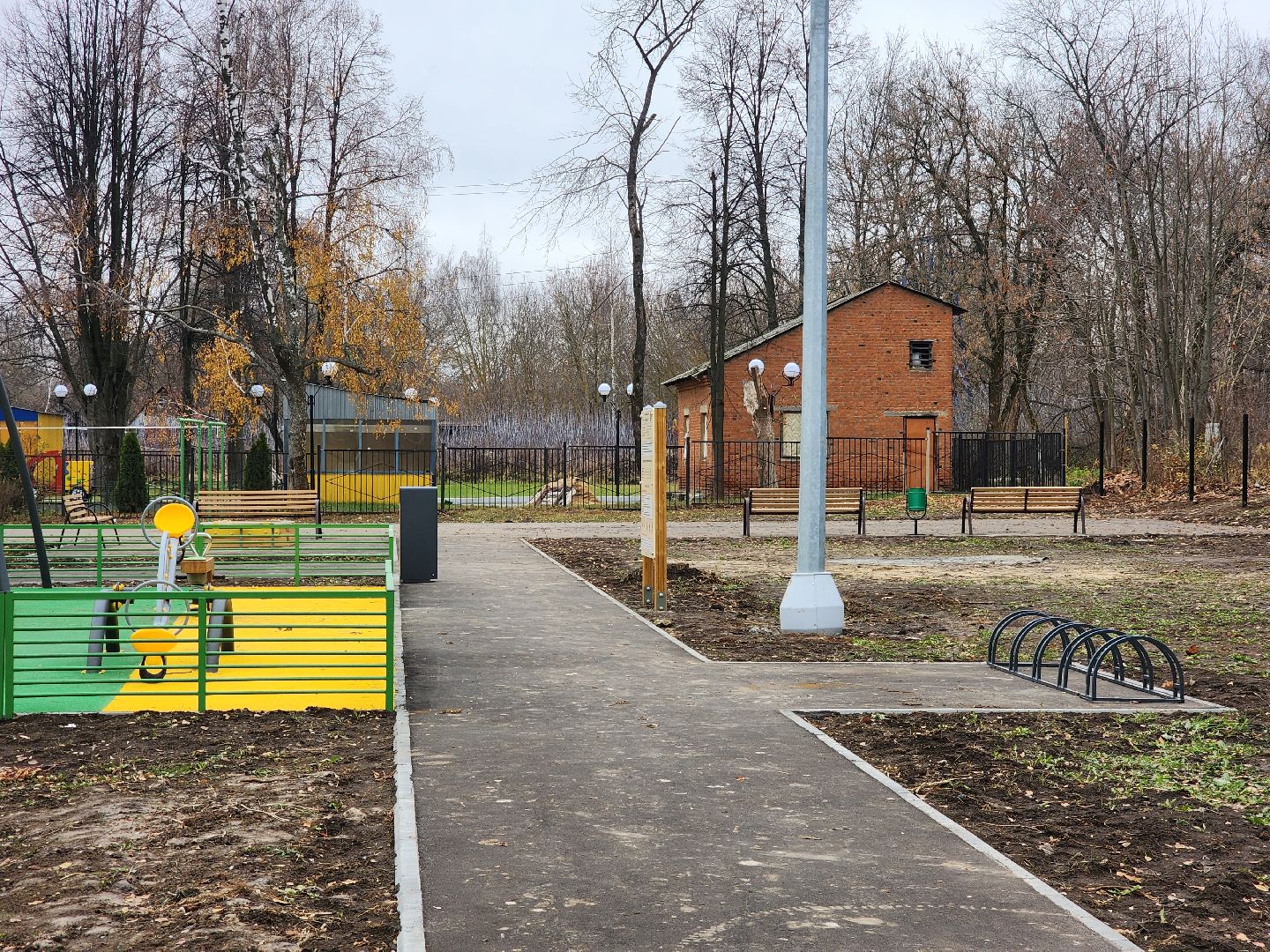 Зарайск, благоустройство двора, вертикалка,