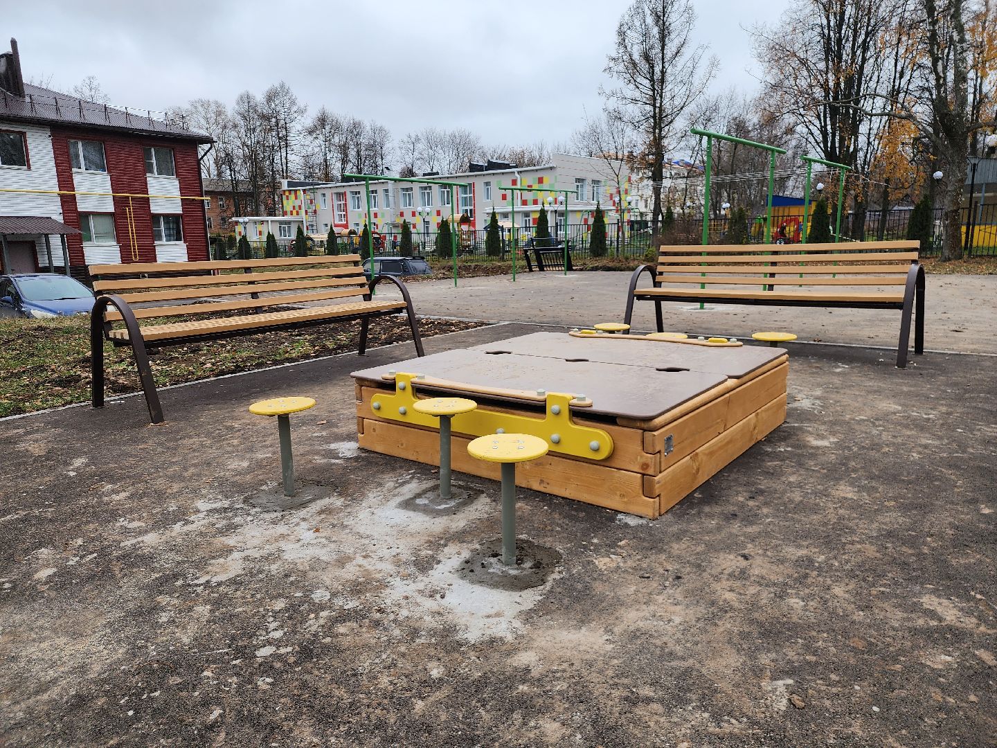 Зарайск, благоустройство двора, вертикалка,