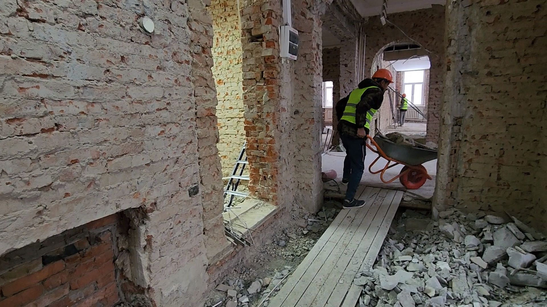 Чехов, детская школа искусств, капитальный ремонт, капремонт, реконструкция, демонтажные работы, объекты социальной инфраструктуры, вертикалки,