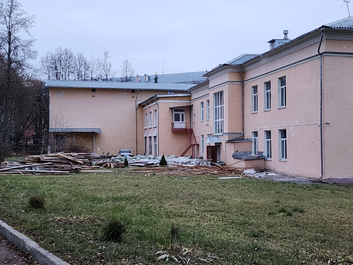 Чехов, детская школа искусств, капитальный ремонт, капремонт, реконструкция, демонтажные работы, объекты социальной инфраструктуры, вертикалки,