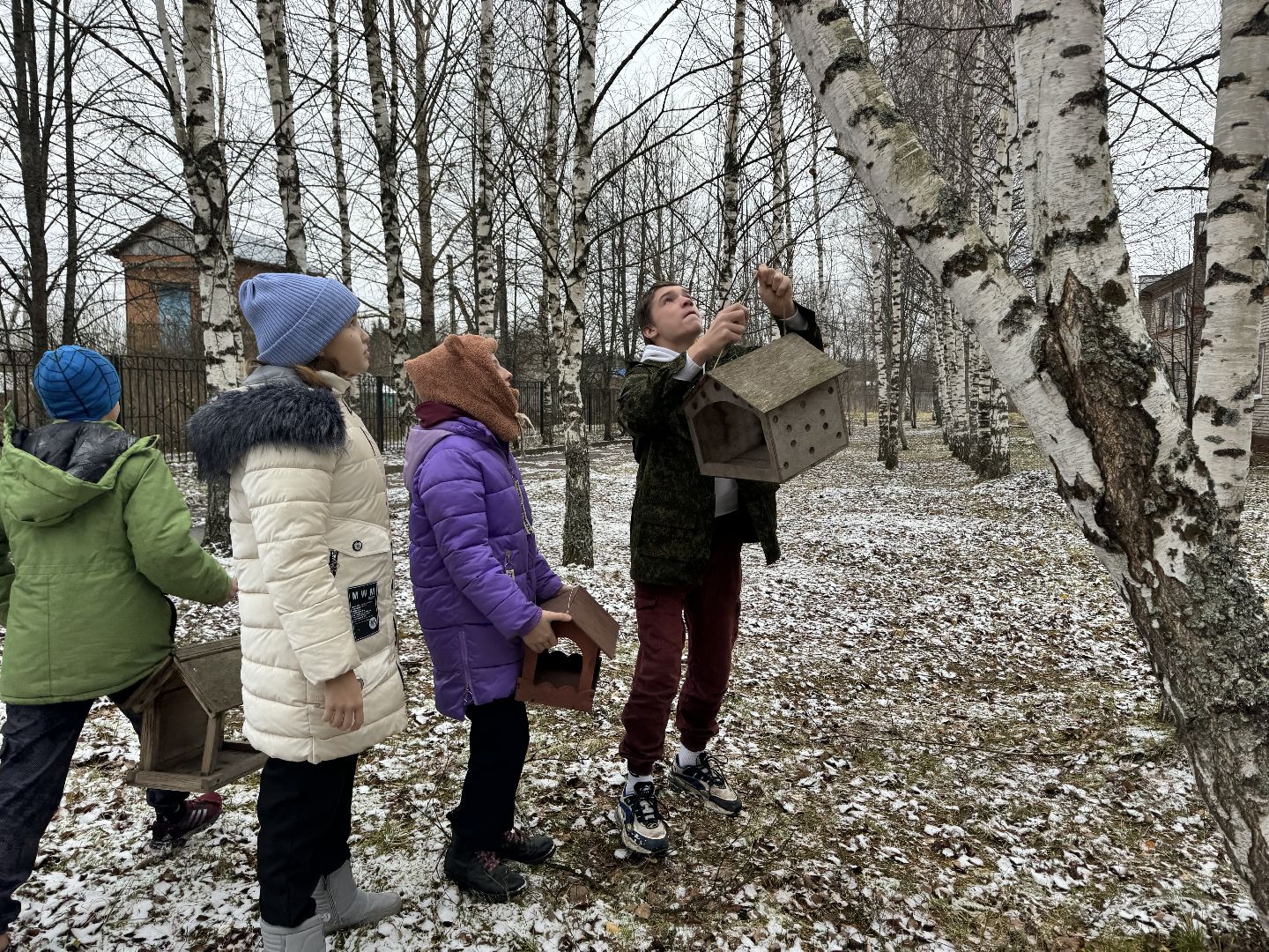 шаховская, кормушки, лесничество, лесная школа, вертикалки,