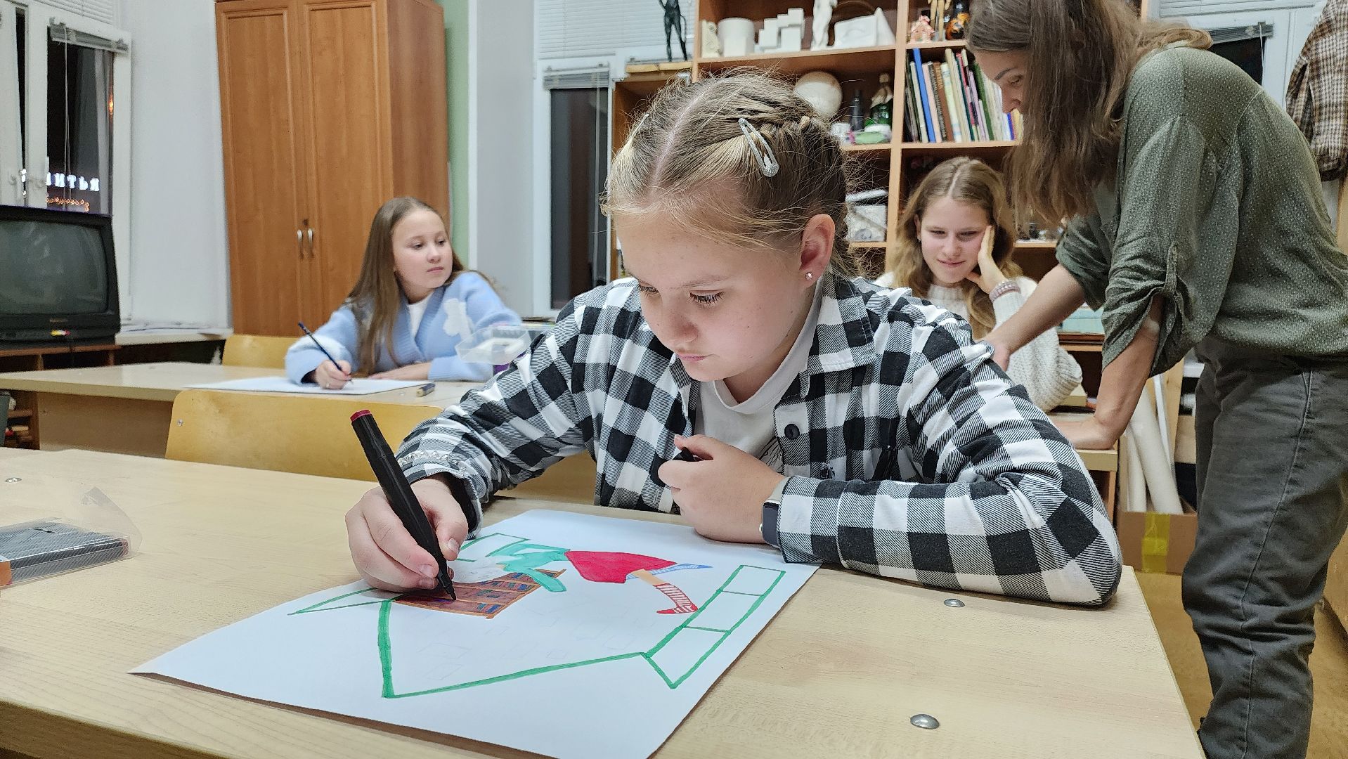 кашира, детская школа искусств, конкурс иллюстраций, пушкин,