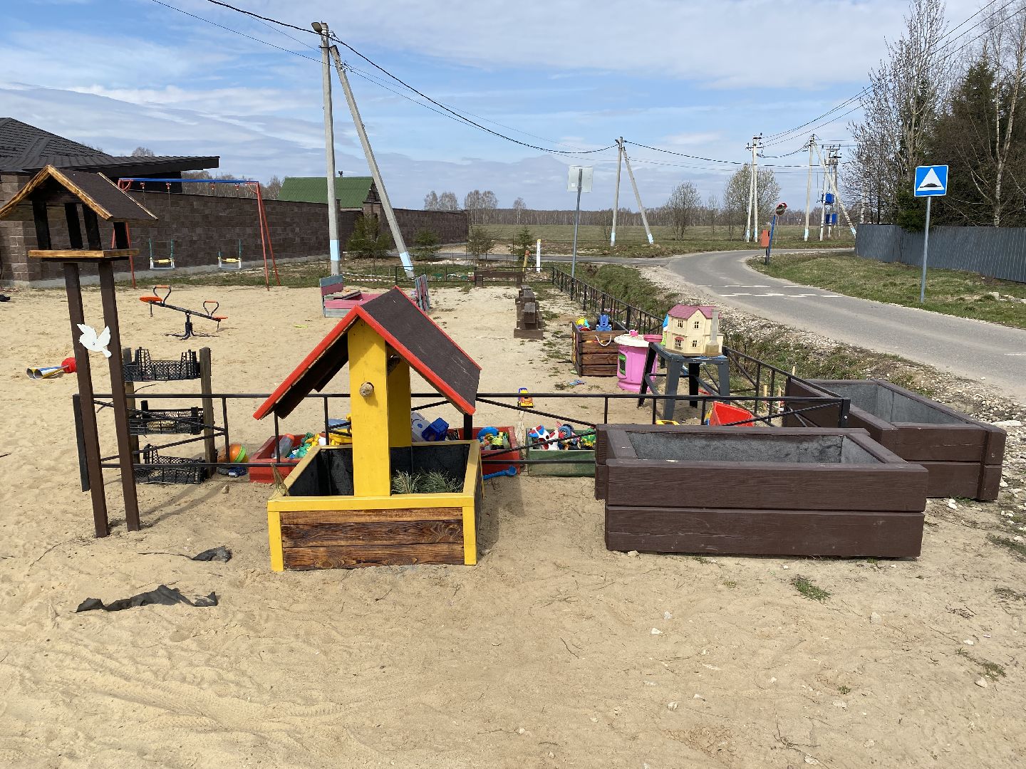 Чехов, деревня, детская площадка, благоустройство, жители