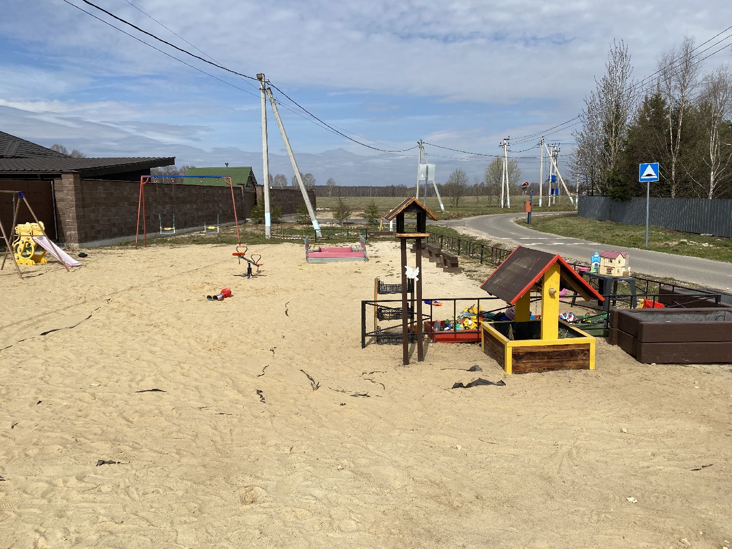 Чехов, деревня, детская площадка, благоустройство, жители