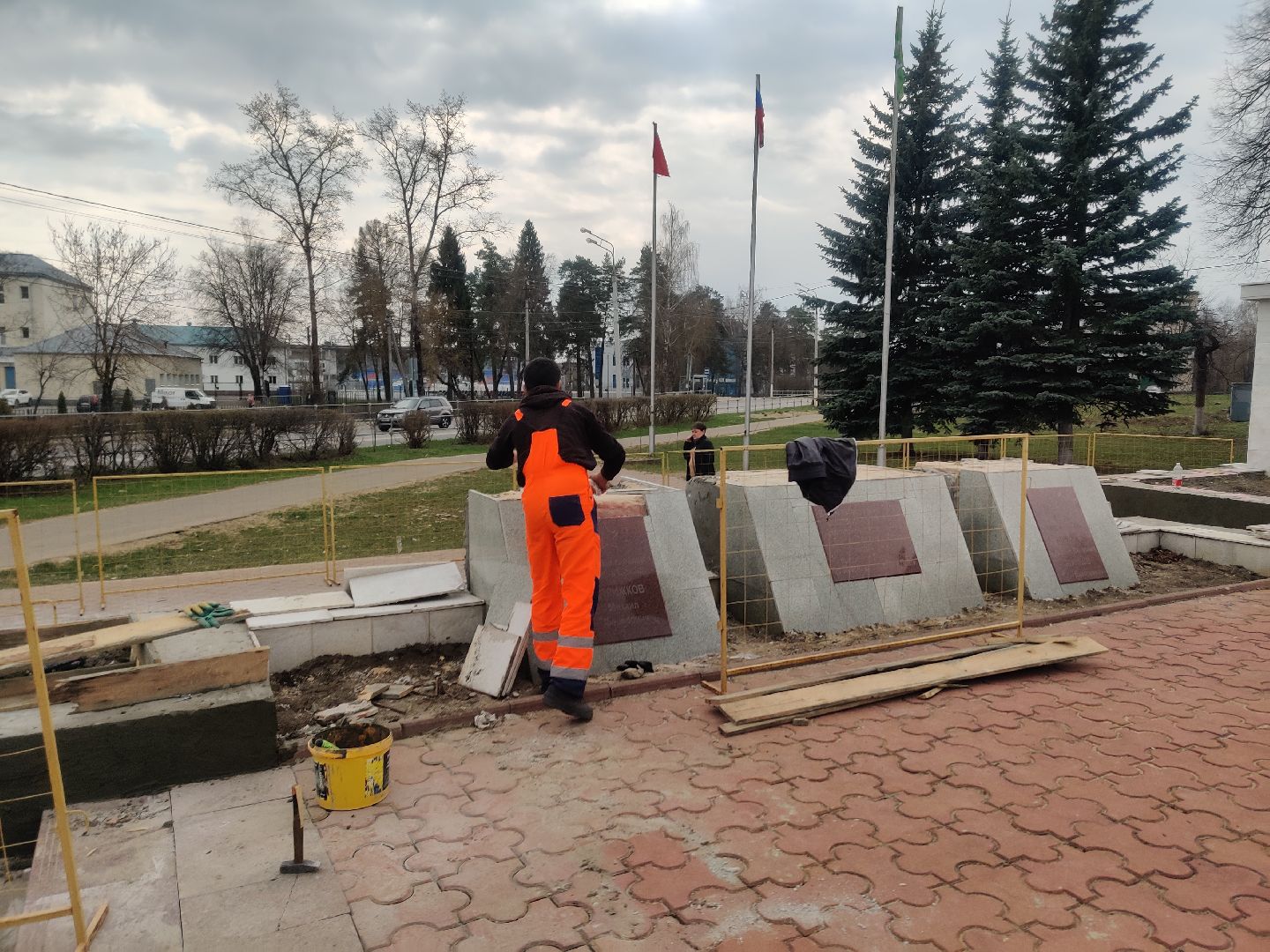 Красноармейск, Пушкинский, перемены, Площадь Победы, реставрация