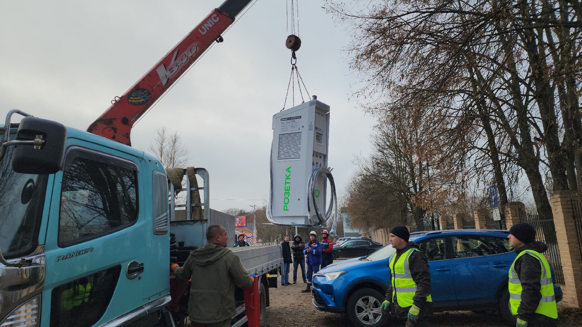 Руза, электроавтомобили, электрозарядные станции, рузский городской округ, экология, урожай, московская область, россети московский регион, вертикалки,