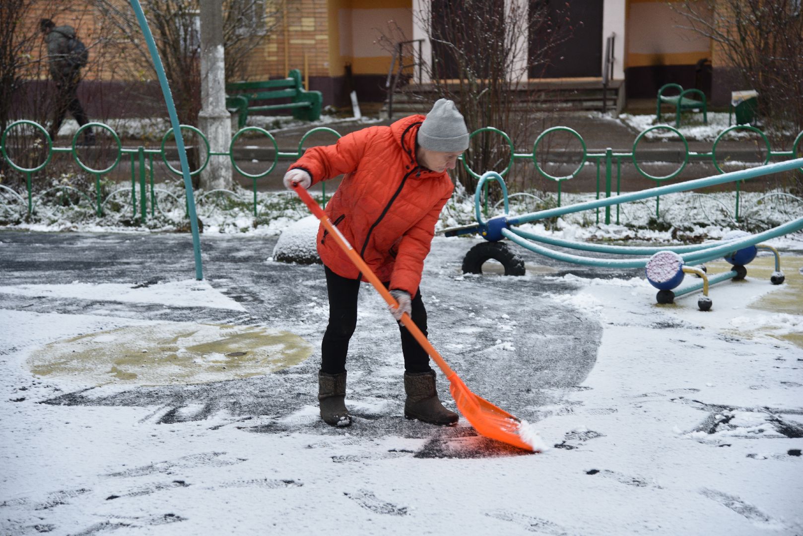 лотошино, благоустройство, уборка снега, очистка дворов, вертикалки,