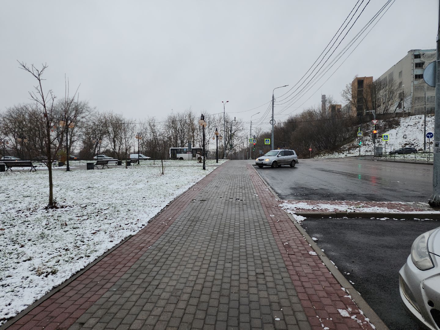 серпухов, подмосковье, благоустройство, убирают снег, комбинат благоустройства, вертикалки,