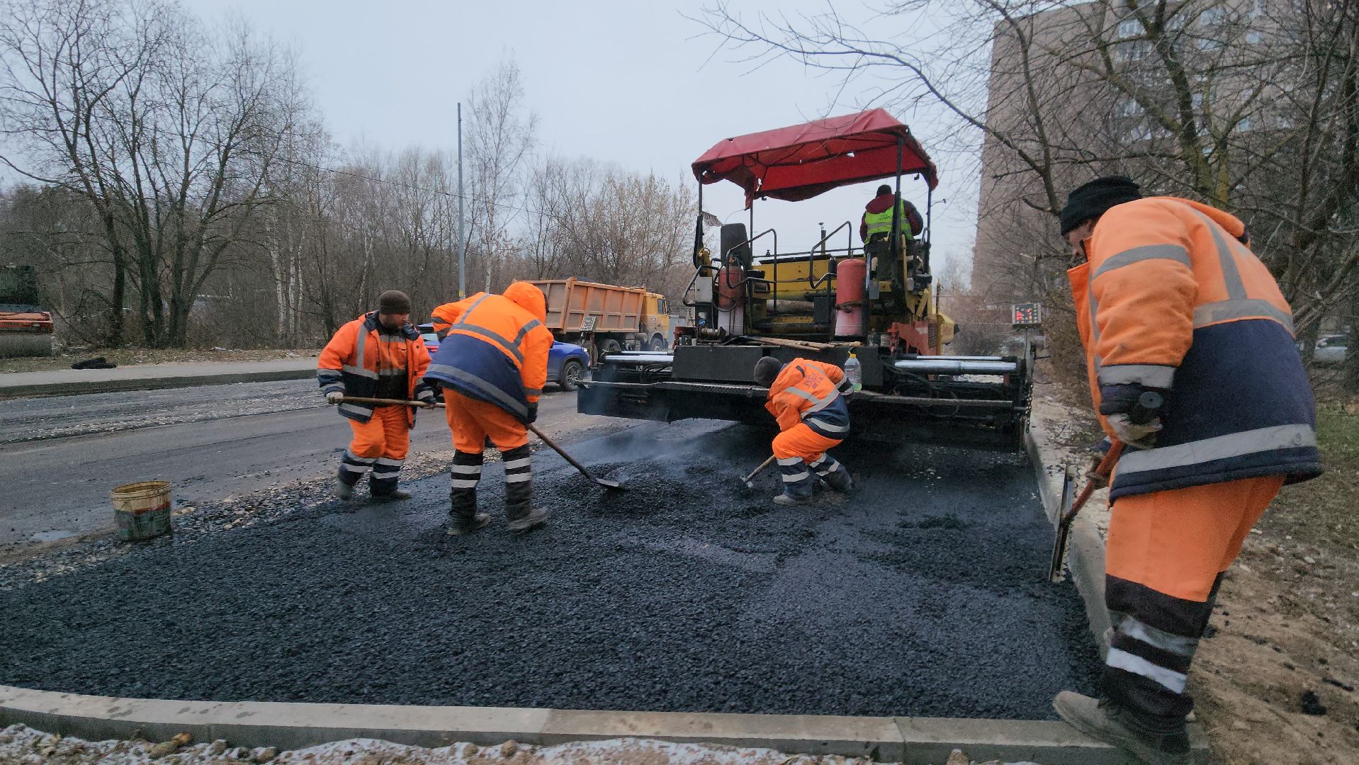 Благоустройство, Ремонт дорог, Лобня, вертикалки,