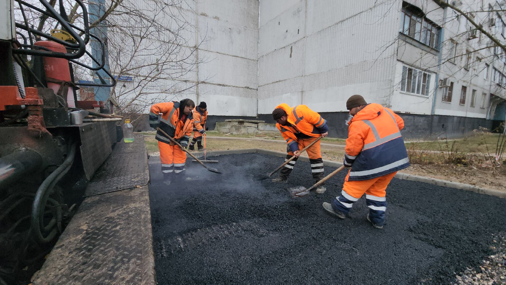 Благоустройство, Ремонт дорог, Лобня, вертикалки,