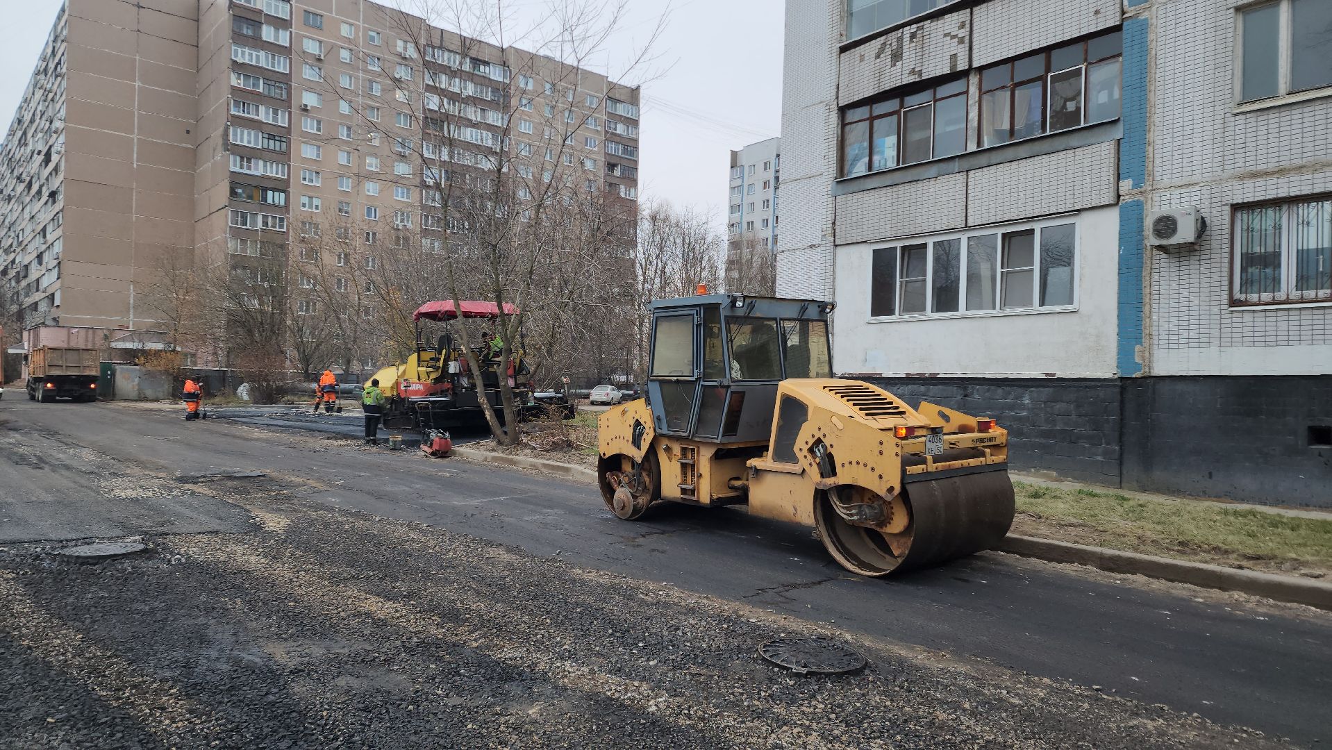 Благоустройство, Ремонт дорог, Лобня, вертикалки,