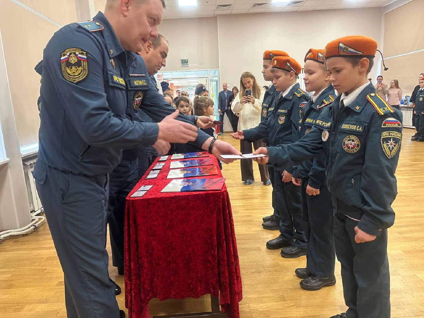 кадеты, посвящение