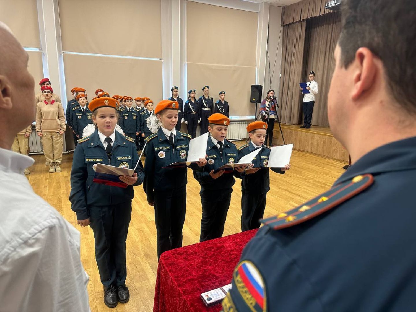 кадеты, посвящение