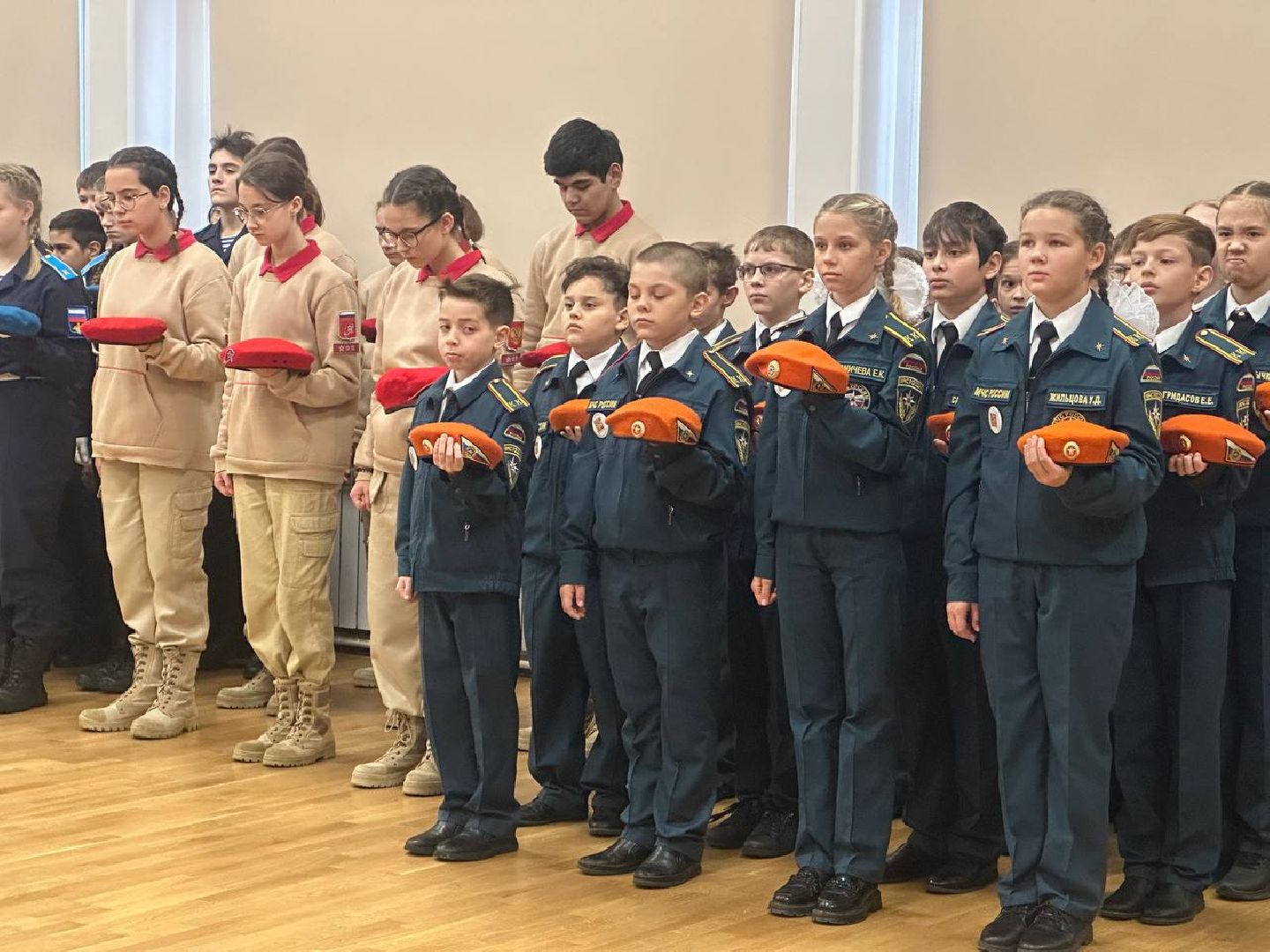 кадеты, посвящение