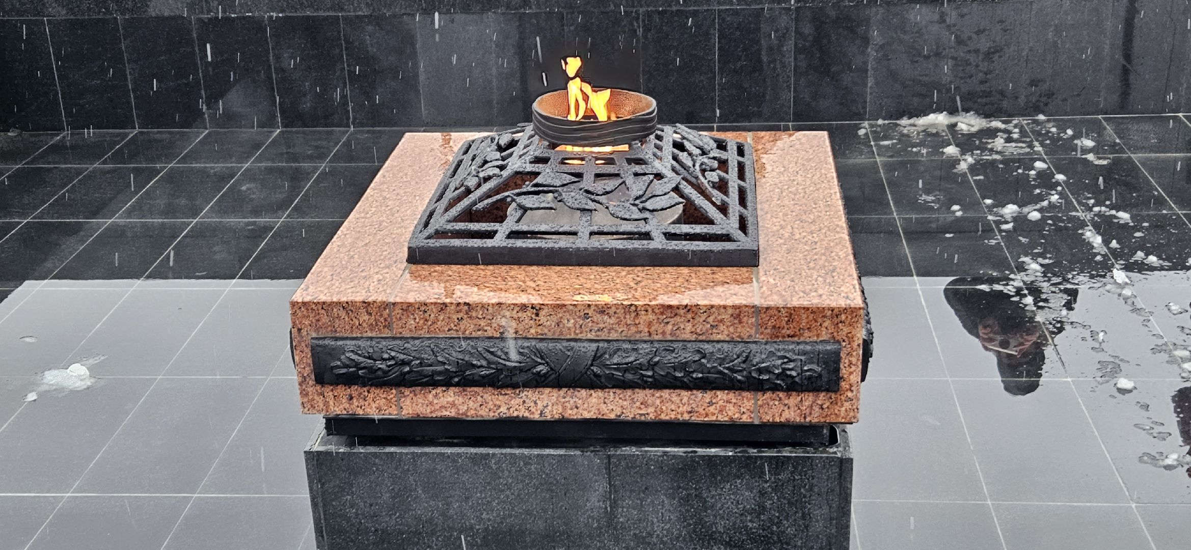 Благоустройство, Жуковский, вечный огонь,