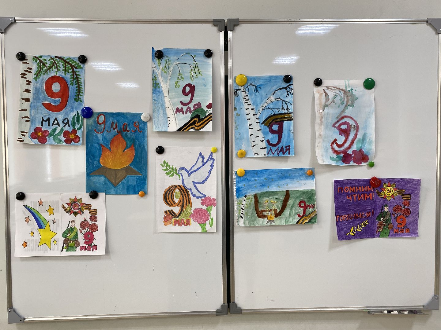 Чехов, школа, ученики, День победы, 9 мая